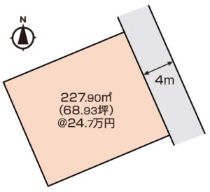 岡山市北区一宮　土地　1700万円　おうち家不動産㈱岡山駅西口支店